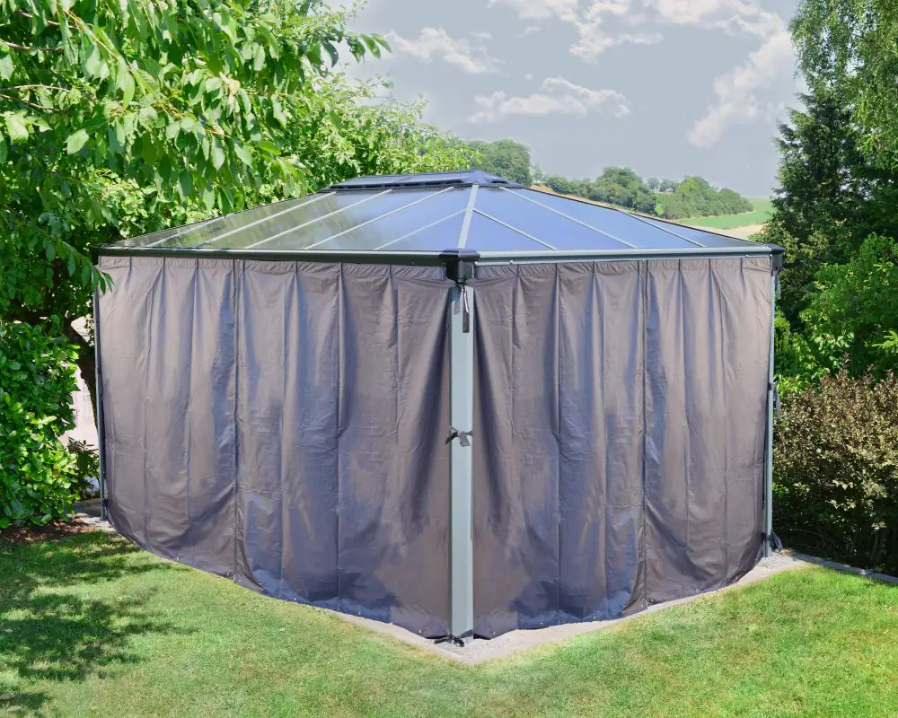 Canopia Vorhang-Set für Pavillon Martinique 420 x 217 cm, grau Canopia Vorhang-Set für Pavillon Martinique 420 x 217 cm, grau