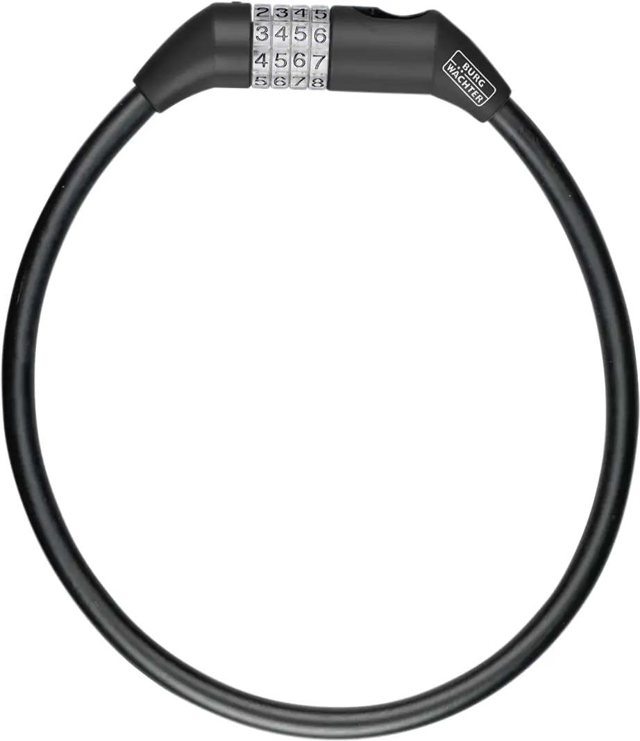 Burg Wächter Zahlen-Seilschloss 235 80 L 800mm Ø 15mm schwarz