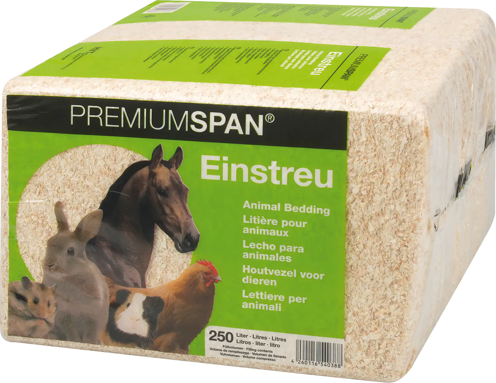 4260116540388 Premiumspan Nagereinstreu Hobelspäne 10 kg