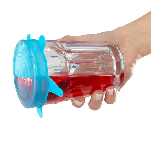 Durandal Silikondeckel 3er-Set klein blau