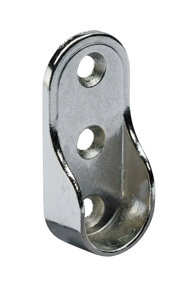 Hettich Schrankrohrlager für ovale Schrankrohre Ø15/30 mm Ø 15/22 mm weiß