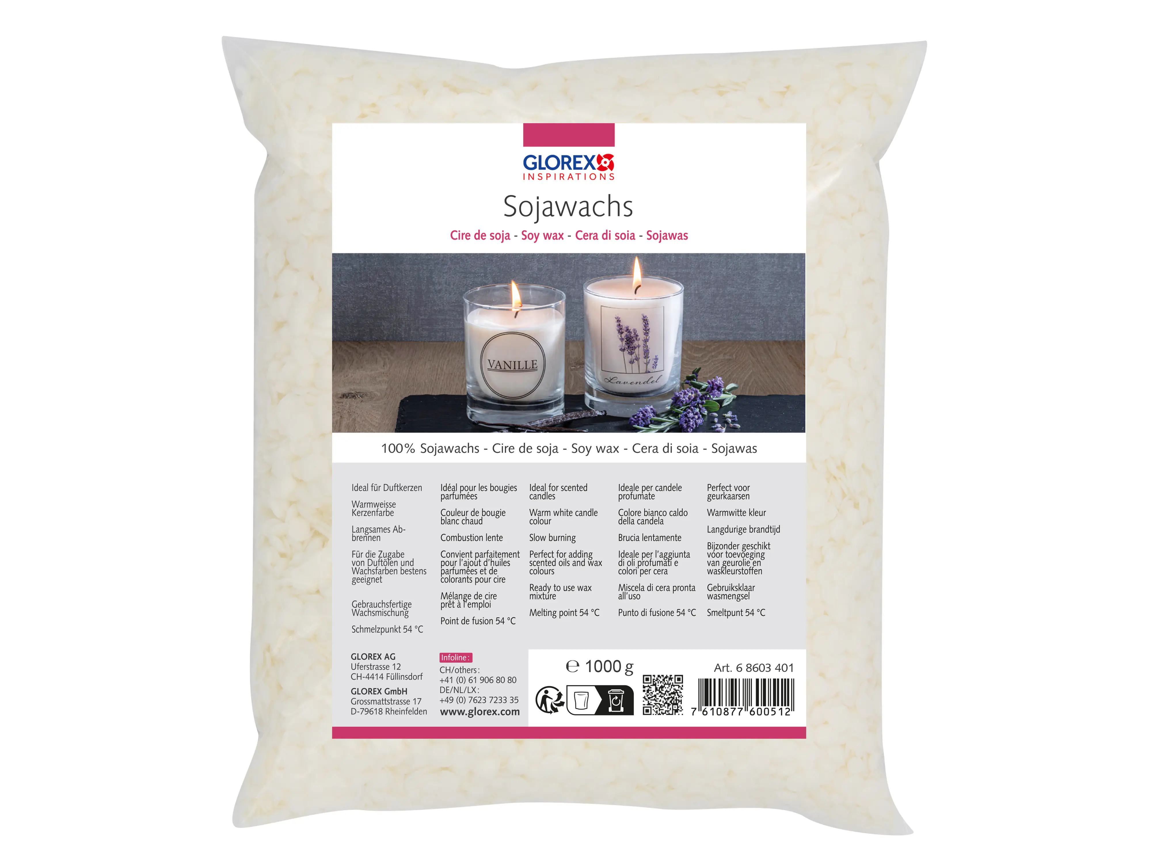 Glorex Sojawachs 1 kg