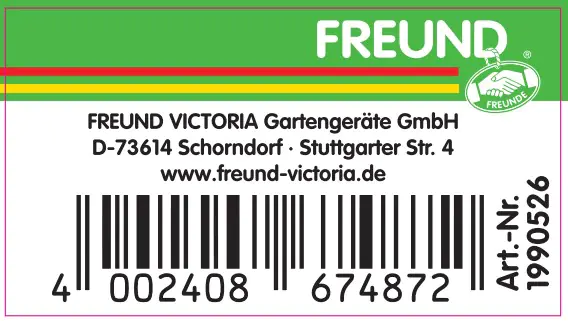 Freund Victoria Kehrrichtschaufel aus Stahlblech 27x23cm, mit Aufhängeloch