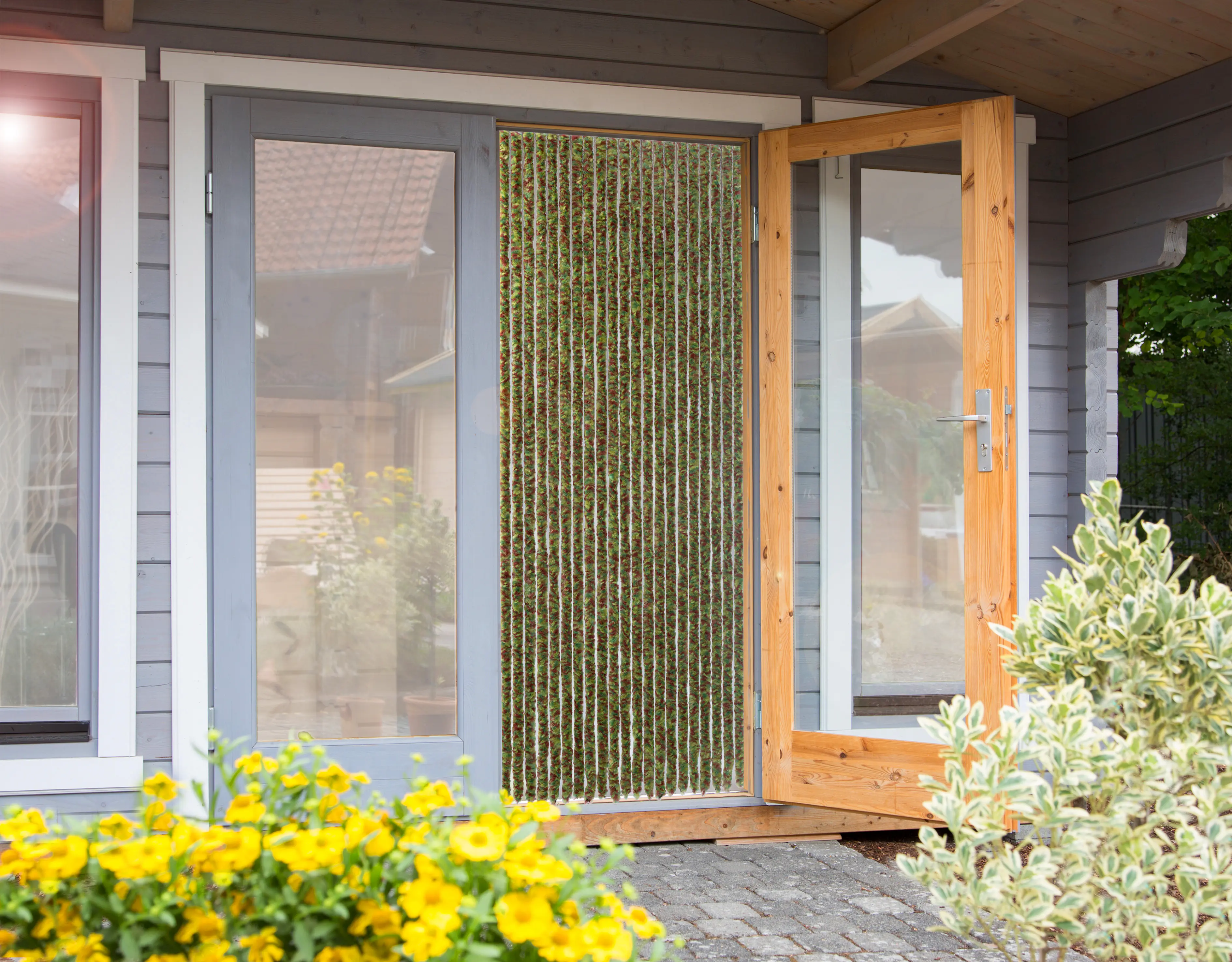 Conacord Vorhang Flauschi camouflage 90 x 200 cm