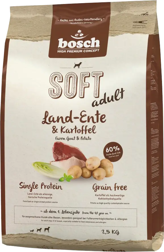 Bosch SOFT Land-Ente & Kartoffel 2,5 kg