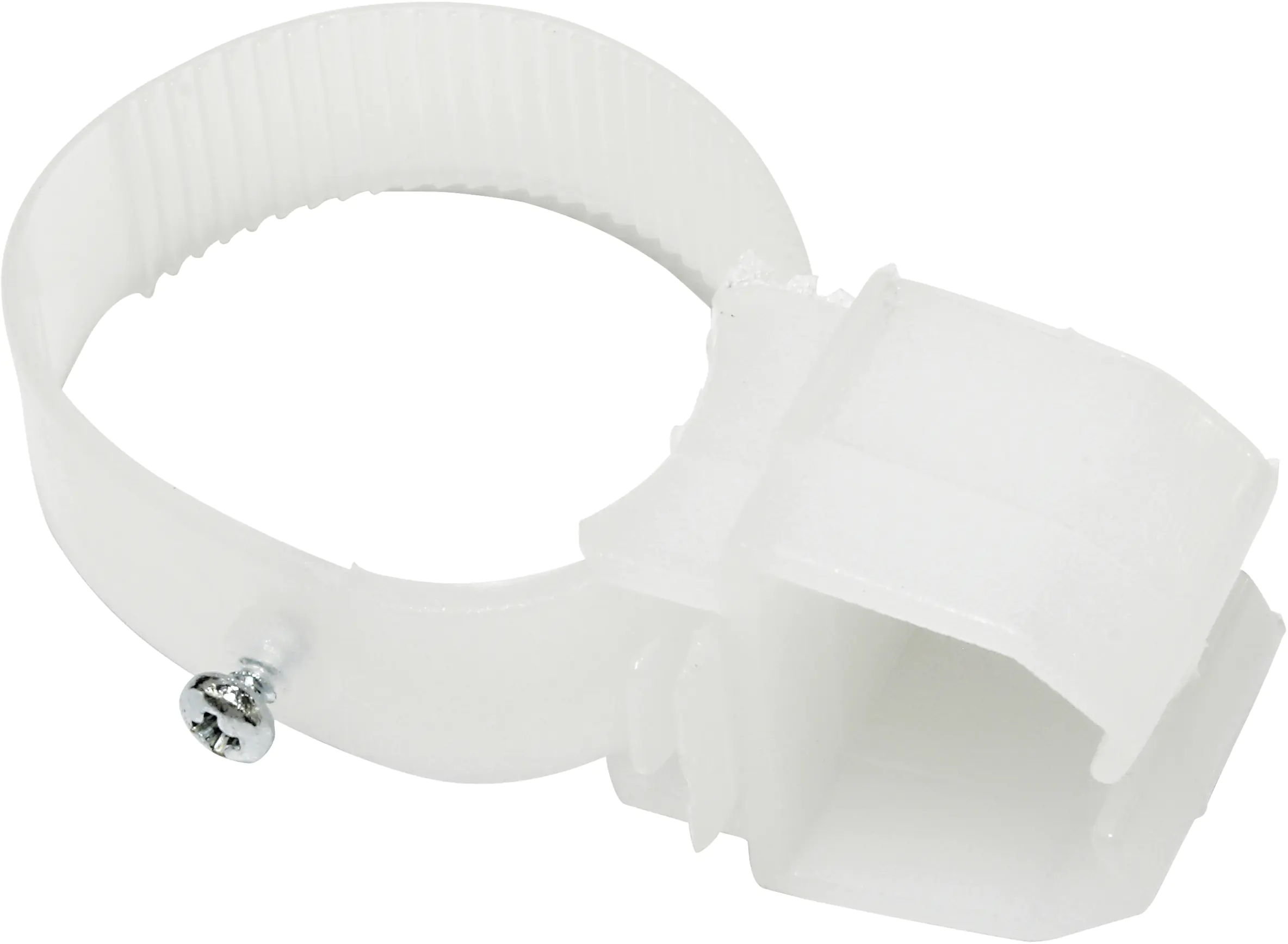 Gardinia U-Halter variabel weiß, 2-er Pack