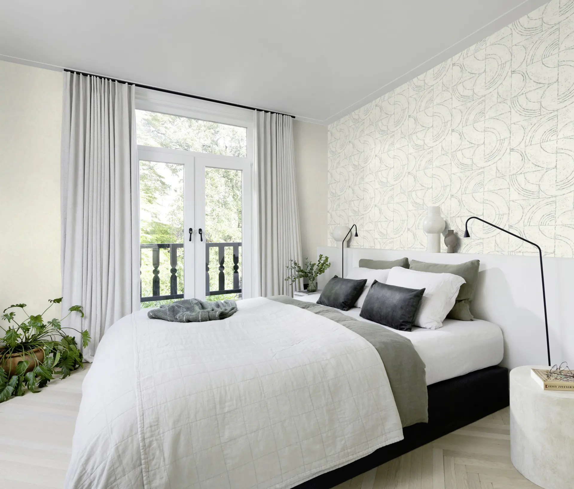 Rasch Vliestapete 649314 Andy Wand uni weiß 10,05 x 0,53 m