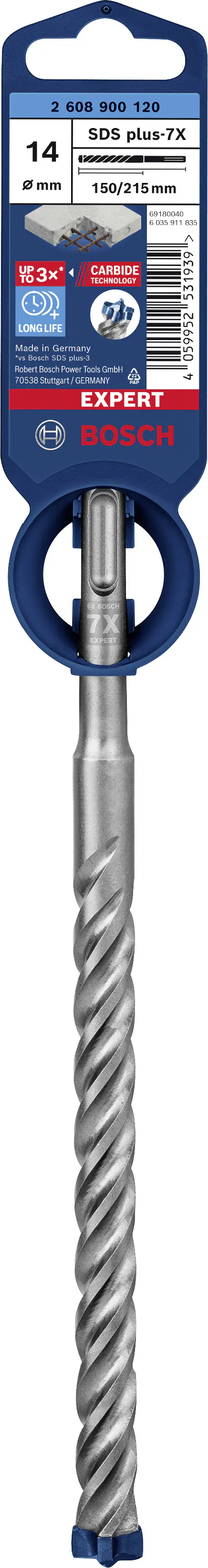 Bosch Expert SDS plus-7X Hammerbohrer Ø 14 mm