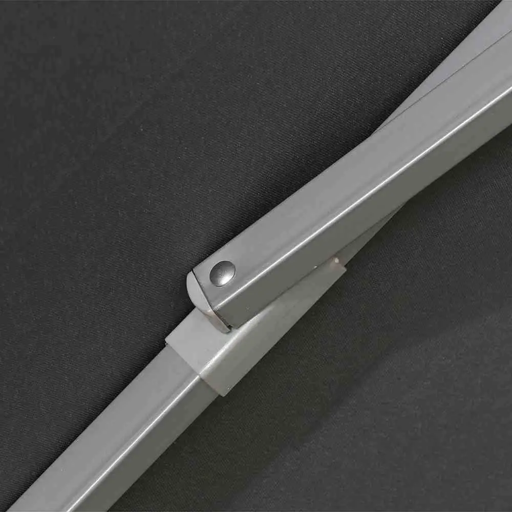 Siena Garden Sonnenschirm Push Pro silber-grau Ø 300 cm Siena Garden Sonnenschirm Push Pro silber-grau Ø 300 cm