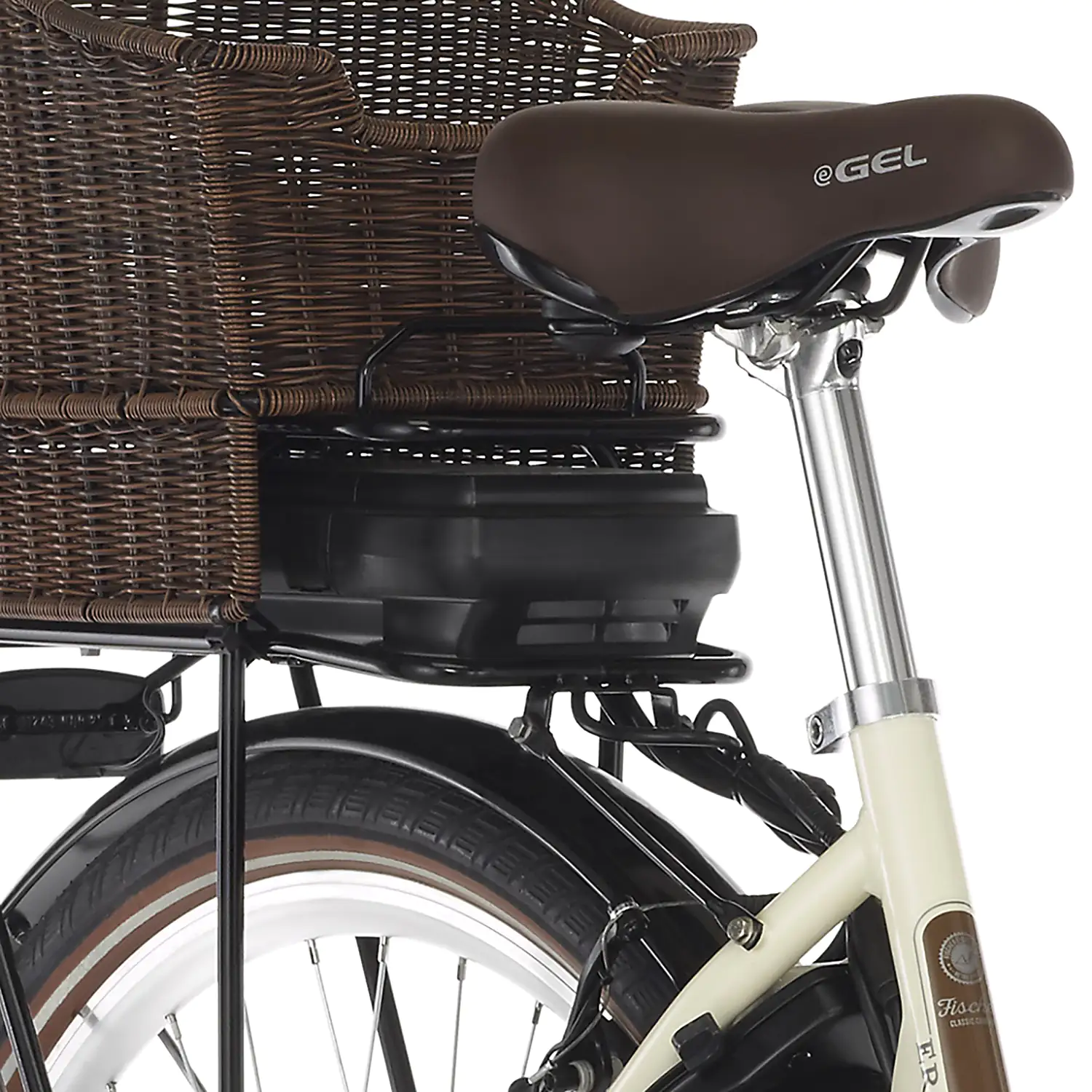 Fischer E-Bike City Cita ER 1804 28 Zoll RH 48cm 3-Gang 418 Wh elfenbein