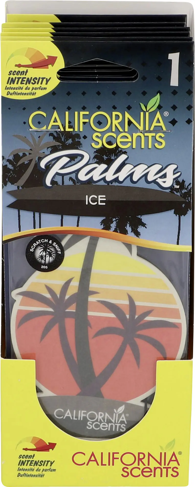 California Scents Papierlufterfrischer Palm Ice