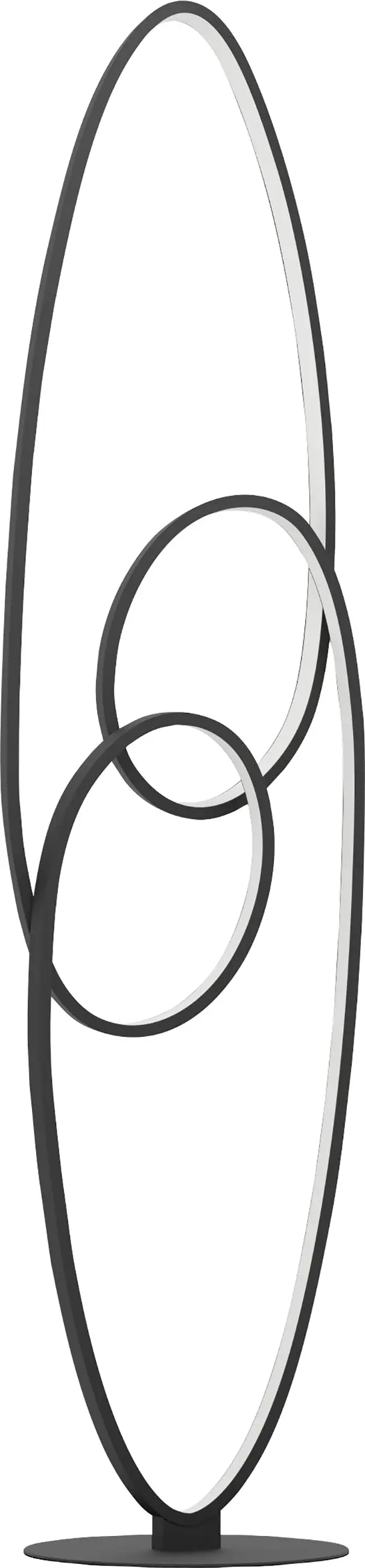 Eglo LED Stehleuchte Gianella schwarz weiß 120,5 x 25 x 30 cm