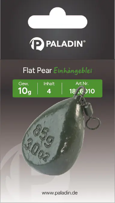Paladin Einhängeblei Flat Pear 85 g