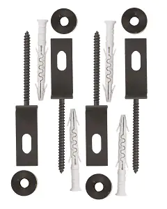 Polbram O-Verbinder für Zaunfeld 4 Stück, RAL-Farbe 7016