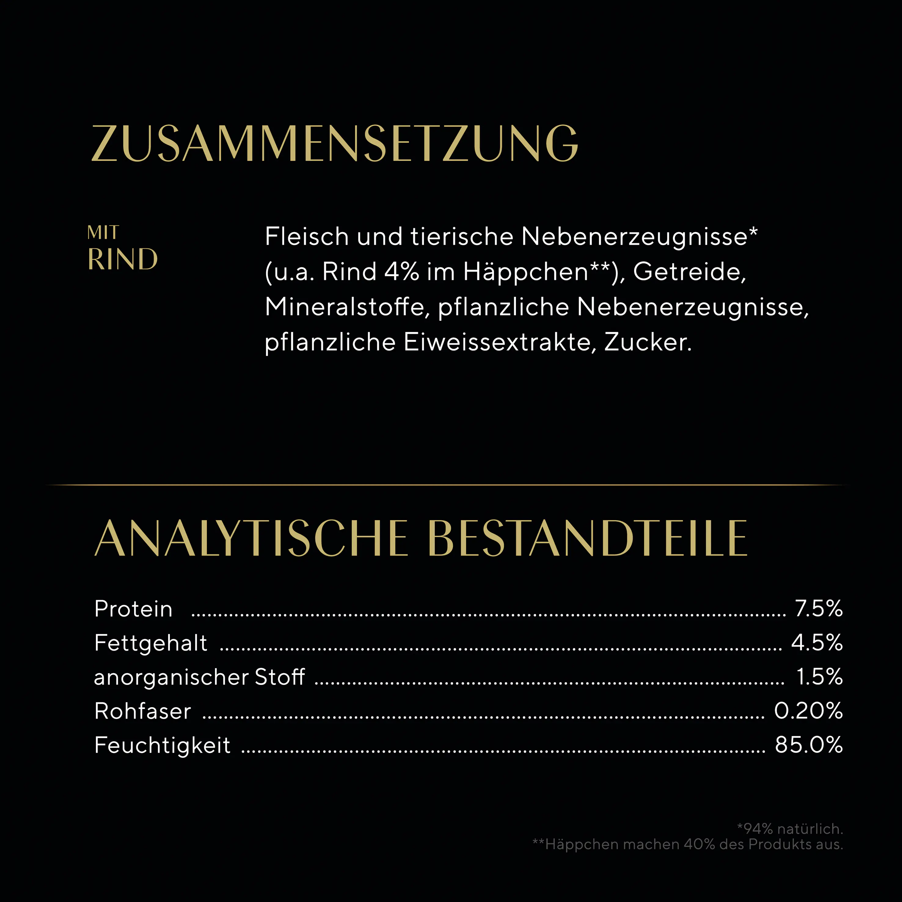Sheba Katzennassfutter Adult 85 g Rind