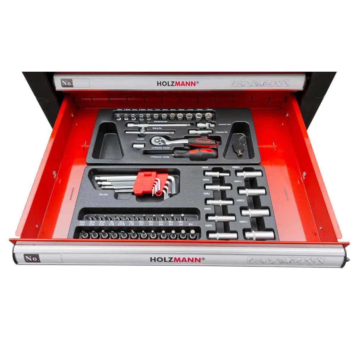 Holzmann Werkstattwagen WW790W bestückt