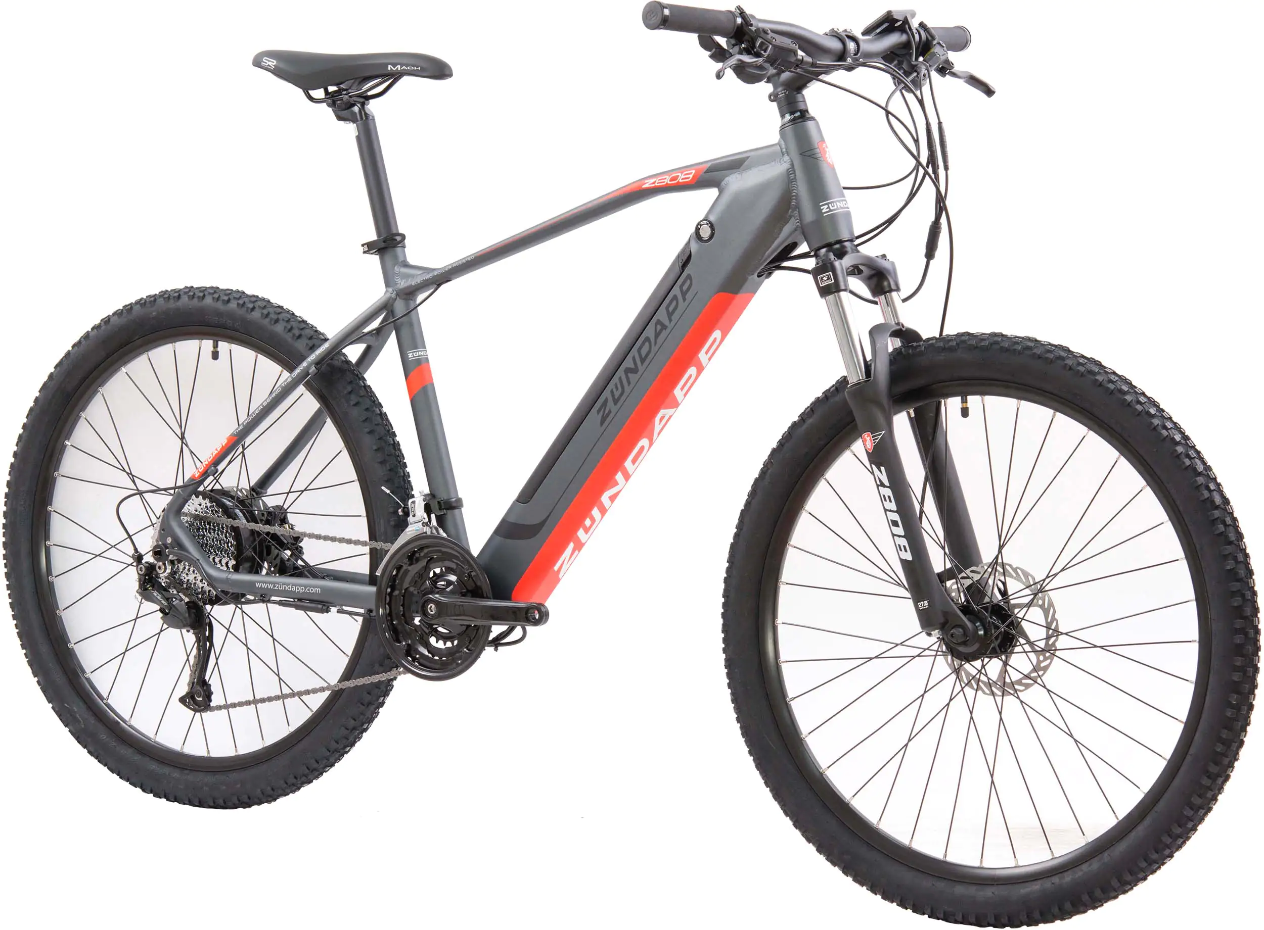 Zündapp E-Bike MTB Z808 Herren 27,5 Zoll RH 48cm 27-Gang 504 Wh schwarz rot Zündapp E-Bike MTB Z808 Herren 27,5 Zoll RH 48cm 27-Gang 504 Wh schwarz rot