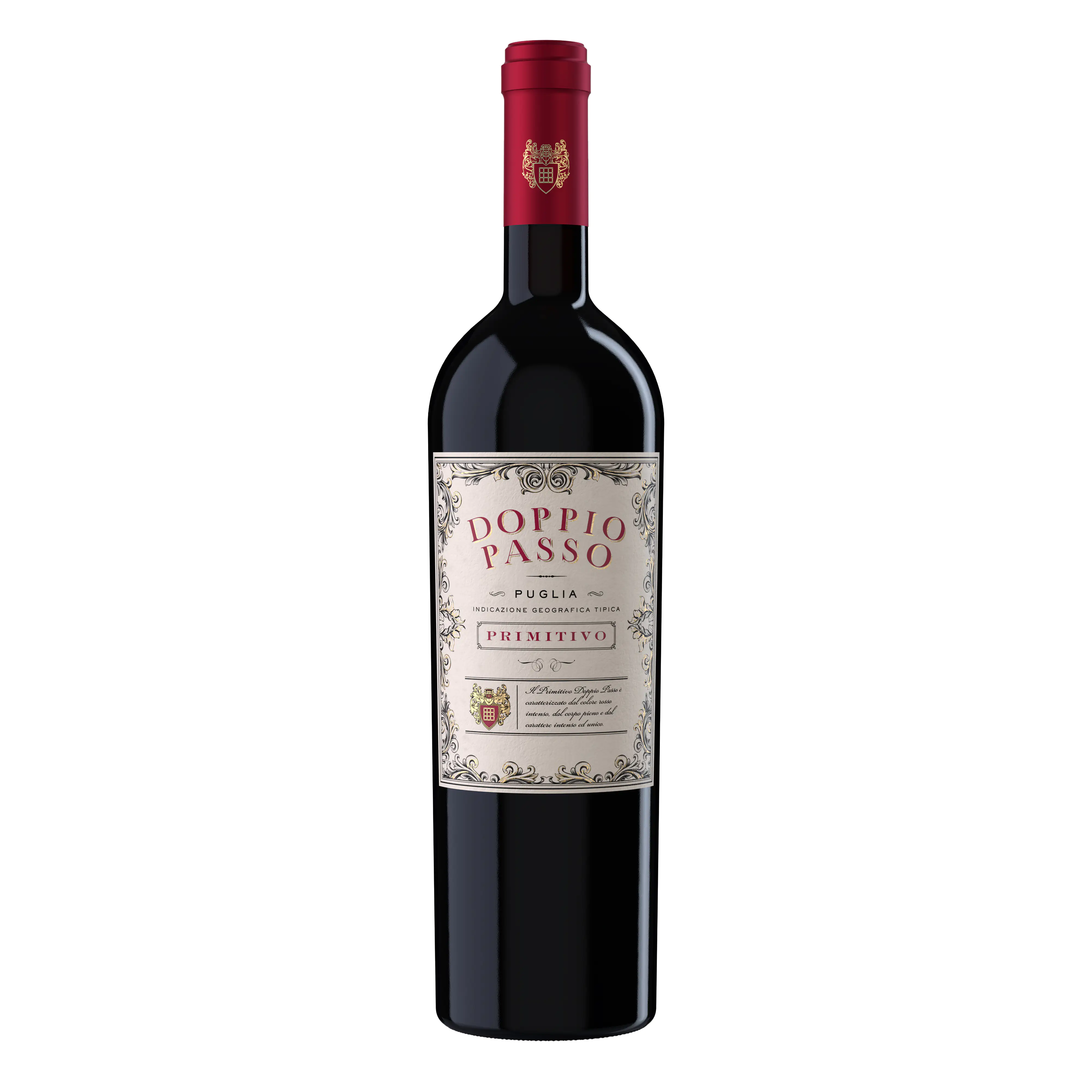 Doppio Passo Rotwein Primitivo Puglia halbtrocken Italien 1 x 0,75 L Doppio Passo Rotwein Primitivo Puglia halbtrocken Italien 1 x 0,75 L