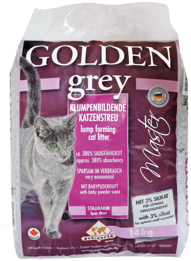 Golden Grey Katzenstreu Master Inhalt: 14 kg
