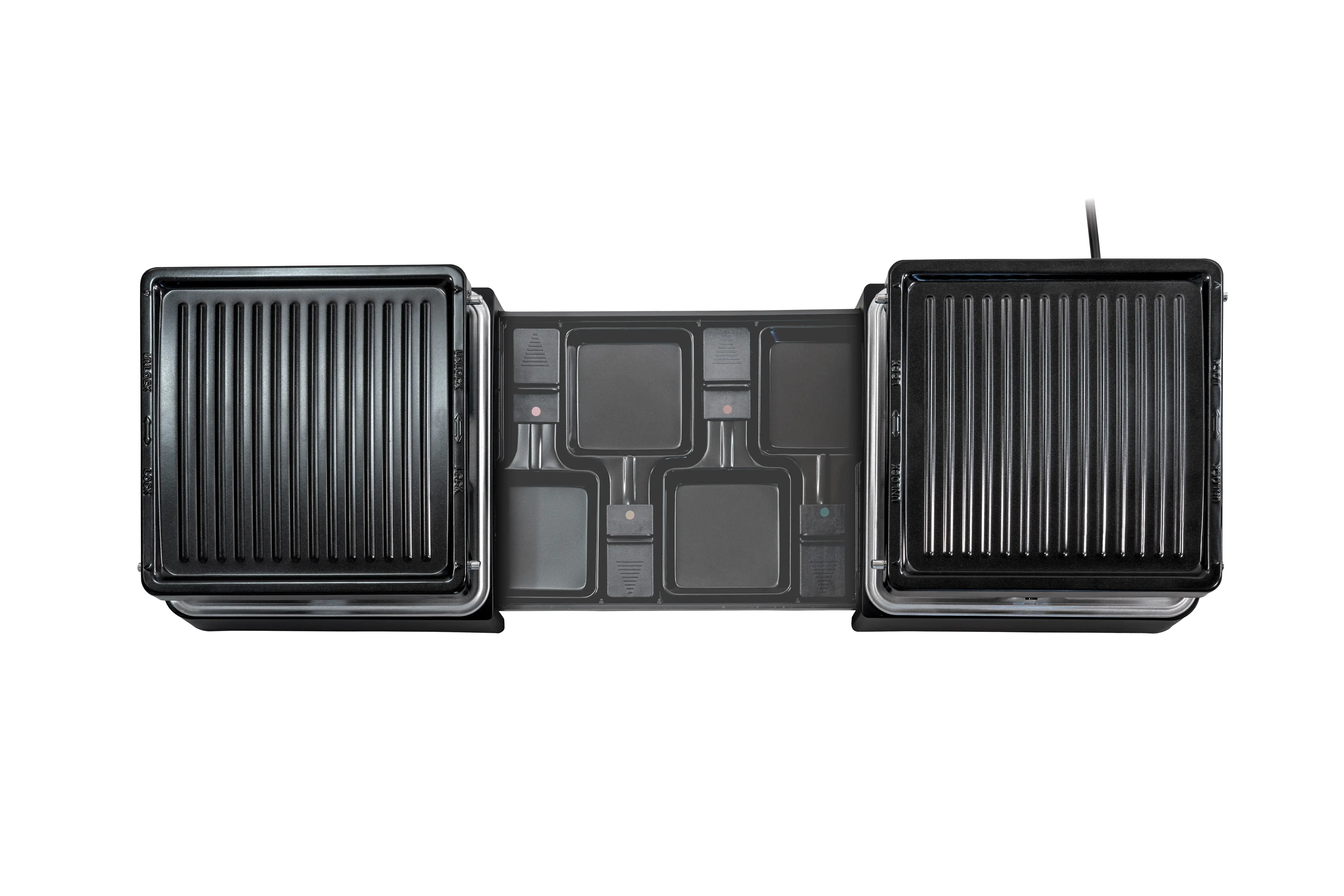 Unold Raclette Extendable für 8 Personen schwarz 1.300 Watt Unold Raclette Extendable für 8 Personen schwarz 1.300 Watt