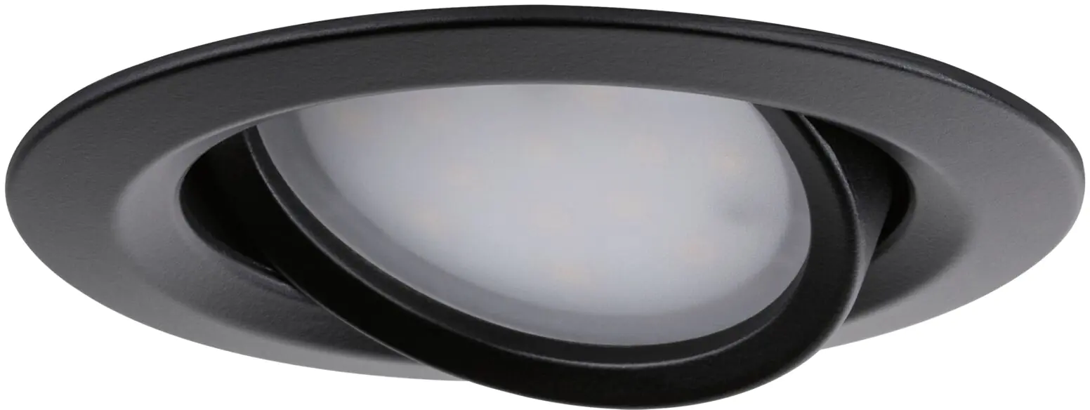 Paulmann LED Einbauleuchte Coin Nova Plus schwarz matt Ø 9,3 cm schwenkbar warmweiß Paulmann LED Einbauleuchte Coin Nova Plus schwarz matt Ø 9,3 cm schwenkbar warmweiß