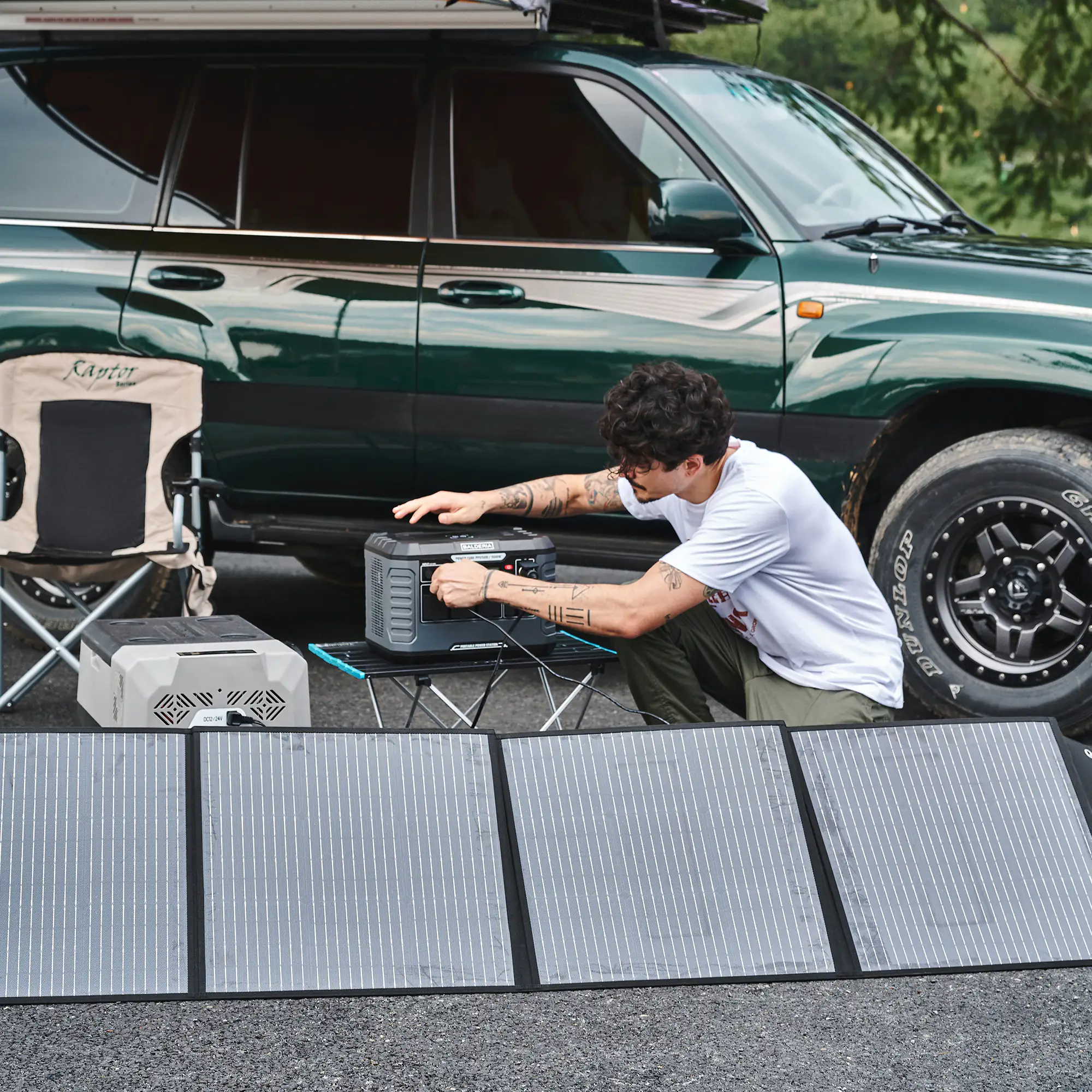 Balderia Solarboard SP60 Faltbares Solarpanel 60 Watt für Powerstation