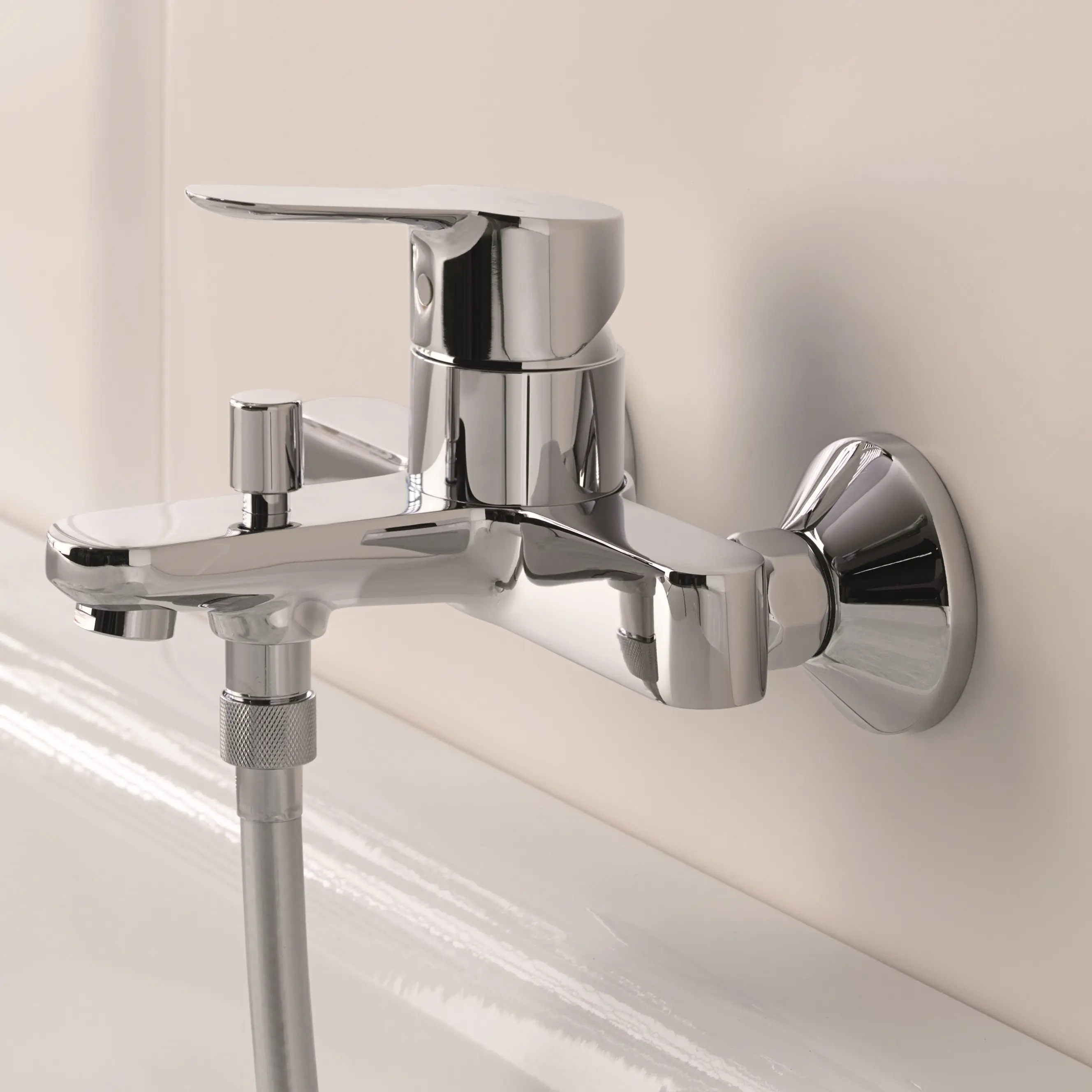 Grohe Badewannenarmatur BauEdge verchromt