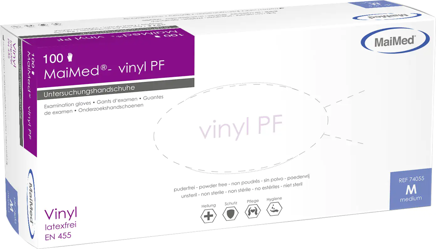 4046153023349 MaiMed Einmalhandschuhe Vinyl Größe M