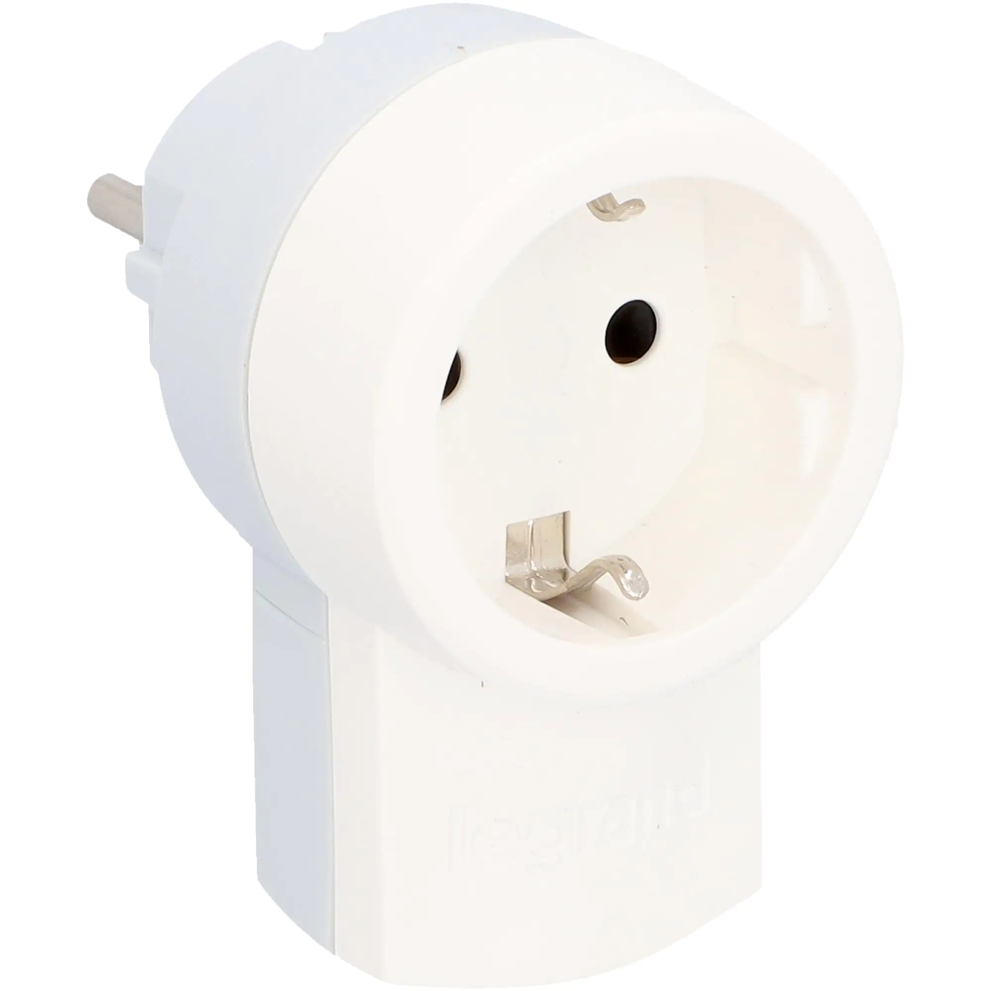 LEGRAND Schutzkontakt-Stecker integrierte Kupplung weiß LEGRAND Schutzkontakt-Stecker integrierte Kupplung weiß