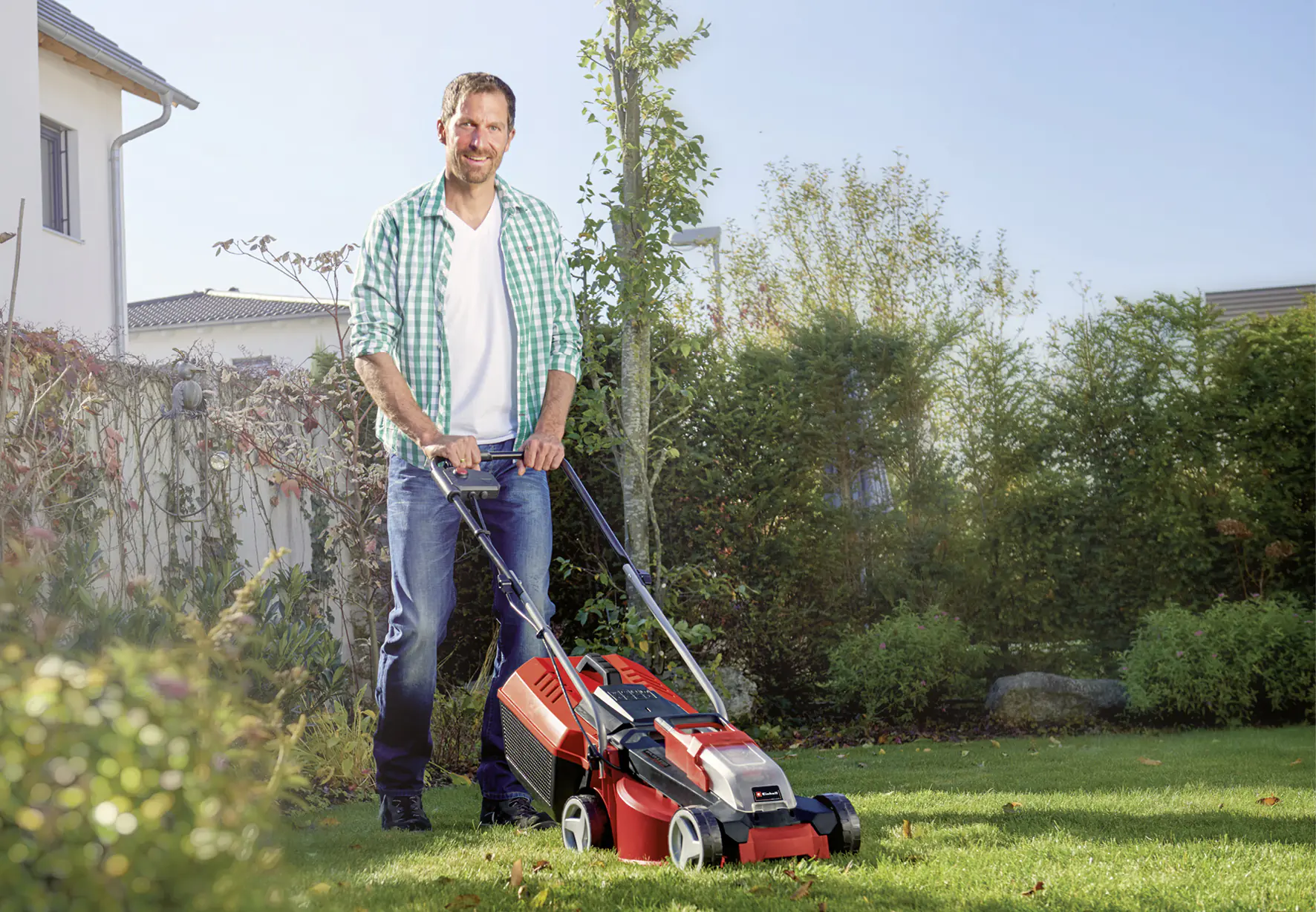 Einhell Akku Rasenmäher GE-CM 18/30 Li-solo 30 cm Schnittbreite