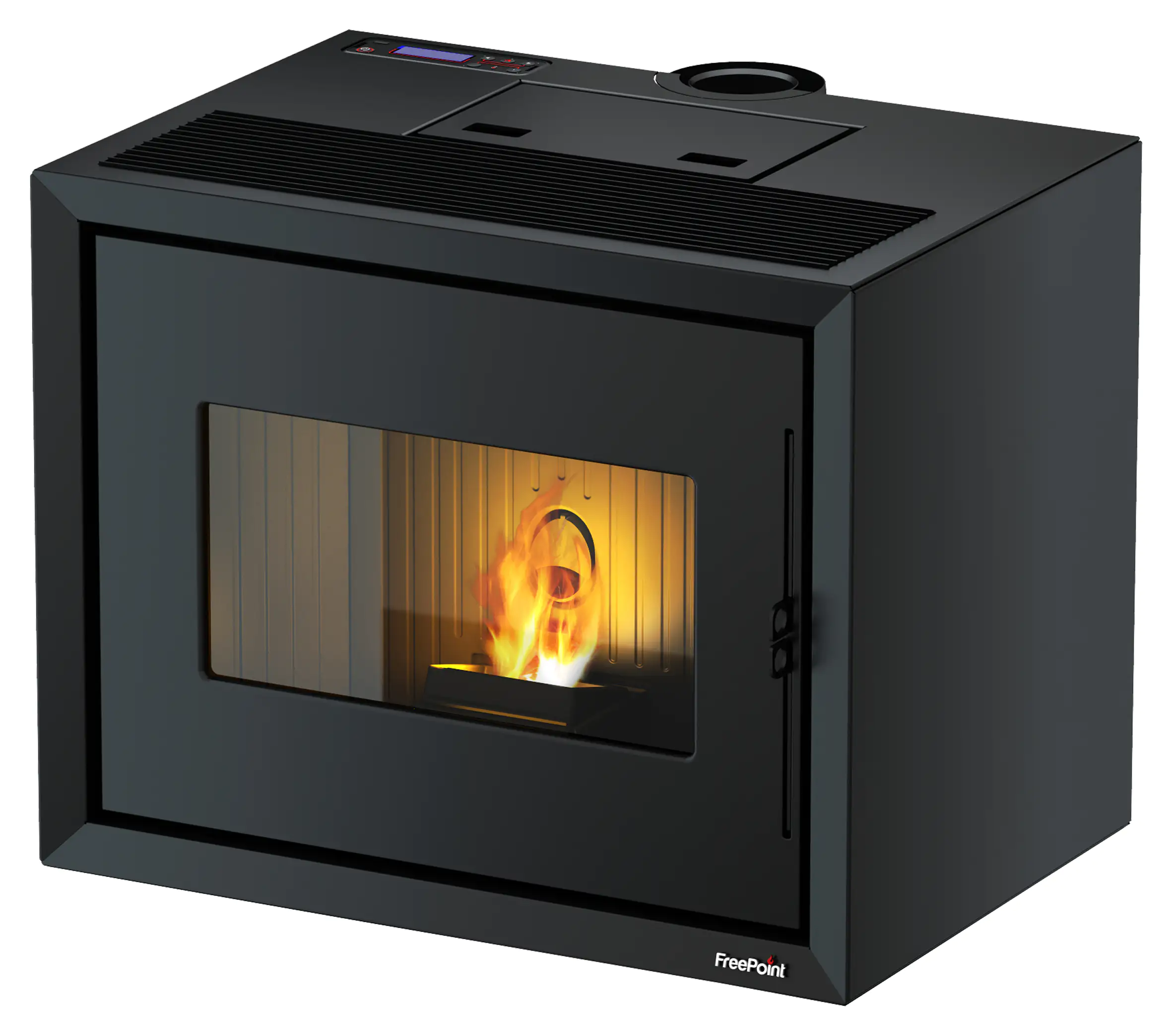 FreePoint Pelletofen Modo Airtight schwarz bis 9,3 kW Heizleistung