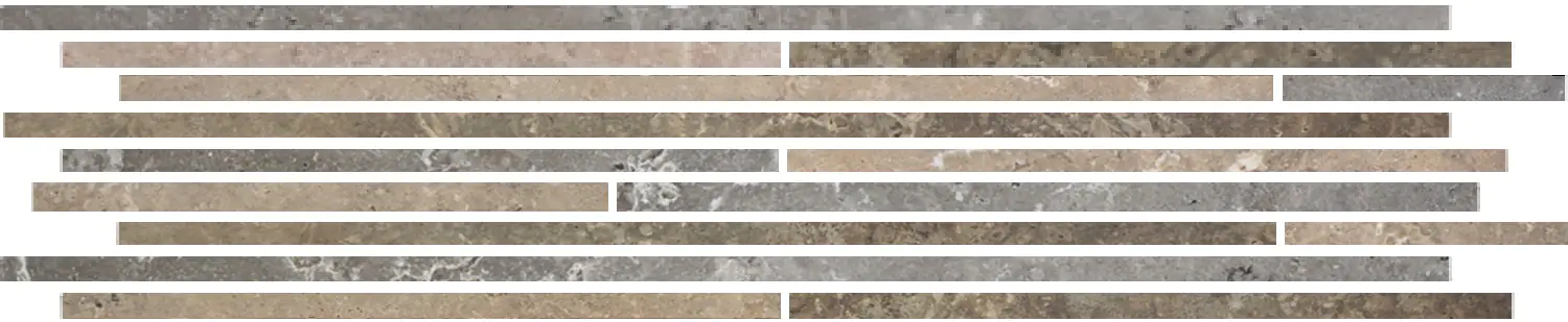 Mosaik Travertino 9,8 x 59 cm muretto