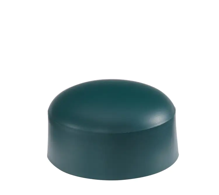 Alberts Pfostenkappe für runde Metallpfosten 38 mm Ø grün