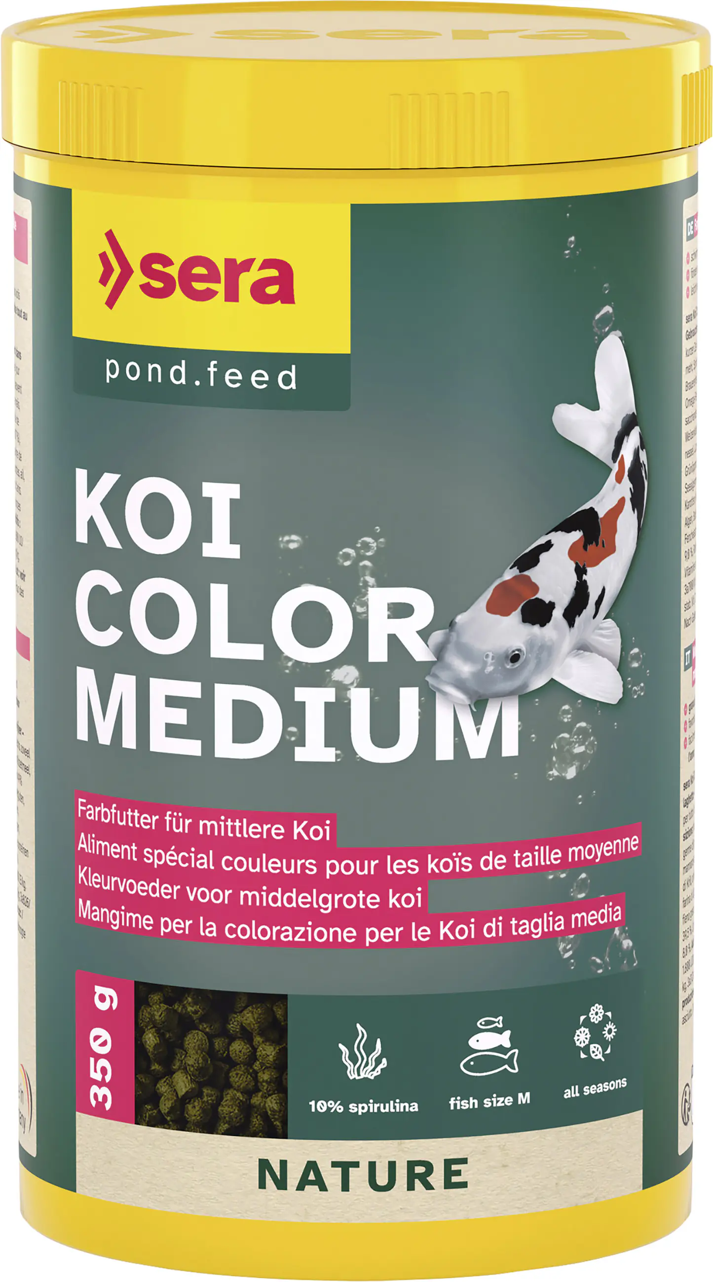 Sera Koifutter Color Medium für mittelgroße Koi 1 L Sera Koifutter Color Medium für mittelgroße Koi 1 L