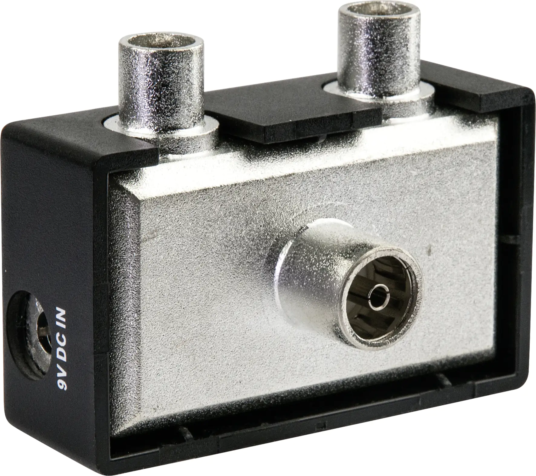 Schwaiger Zwei-Geräte-Verstärker BS6822 531 1x IEC Buchse auf 2x IEC Stecker, Verstärkung bis 2x 8dB