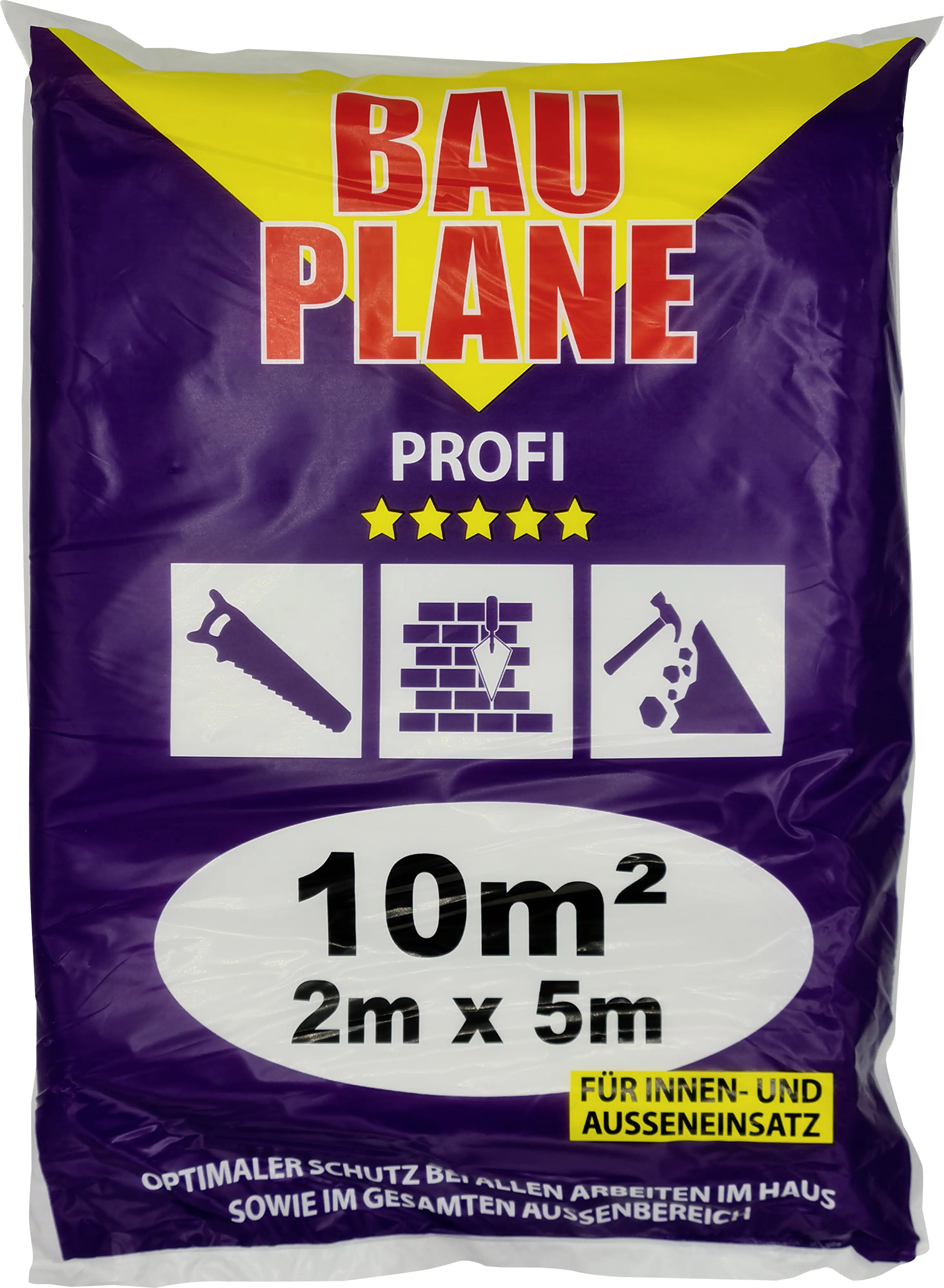 Jufol Bauplane Profi 0,08 mm 5 x 2 m = 10 m² transparent