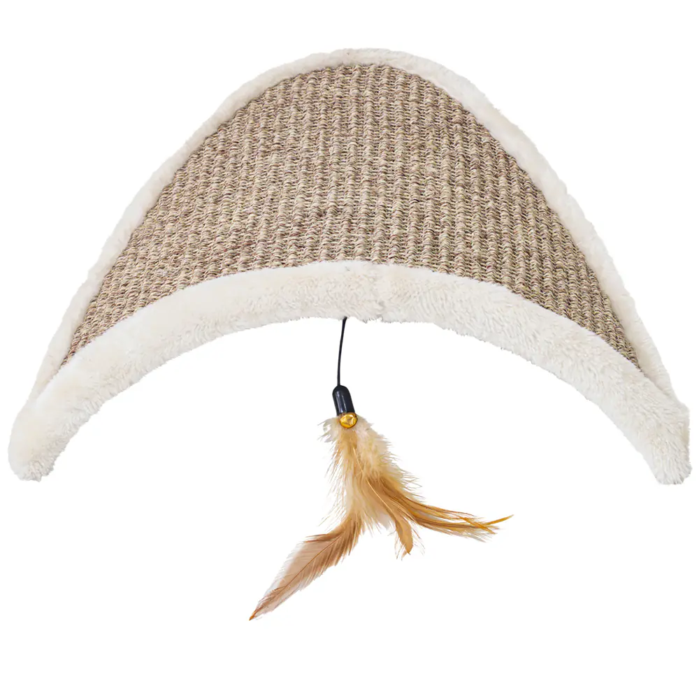 Nobby Katzen Kratzbrett Bow 36 x 31 x 12 cm beige