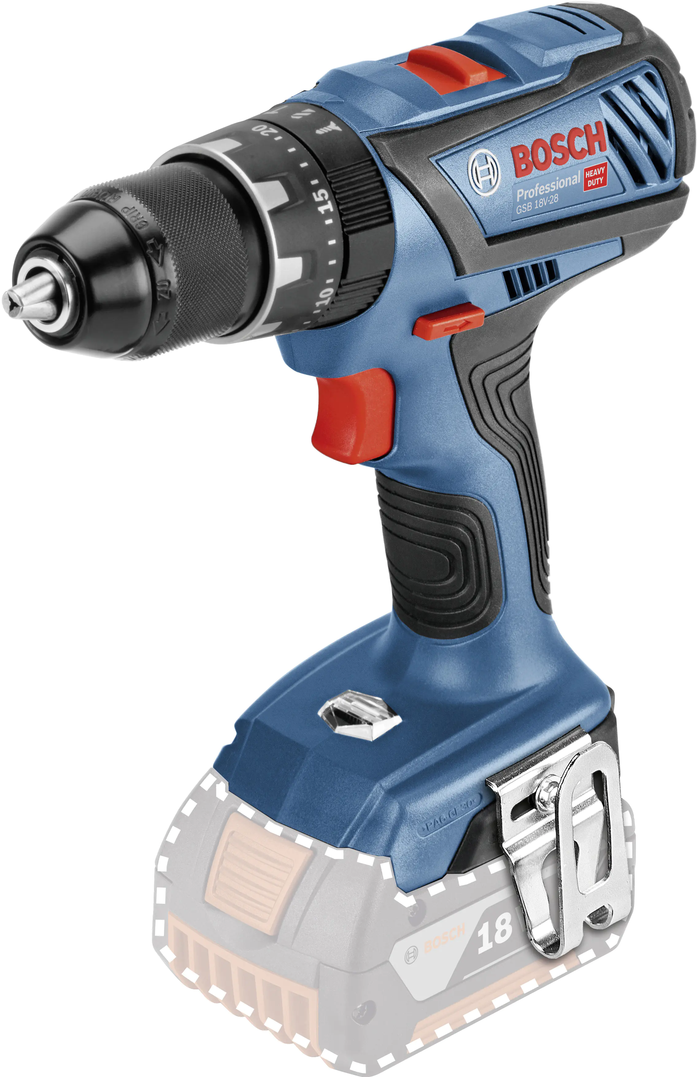 Bosch Professional Akku-Schlagbohrschrauber GSB 18V-28 Solo Bosch Professional Akku-Schlagbohrschrauber GSB 18V-28 Solo