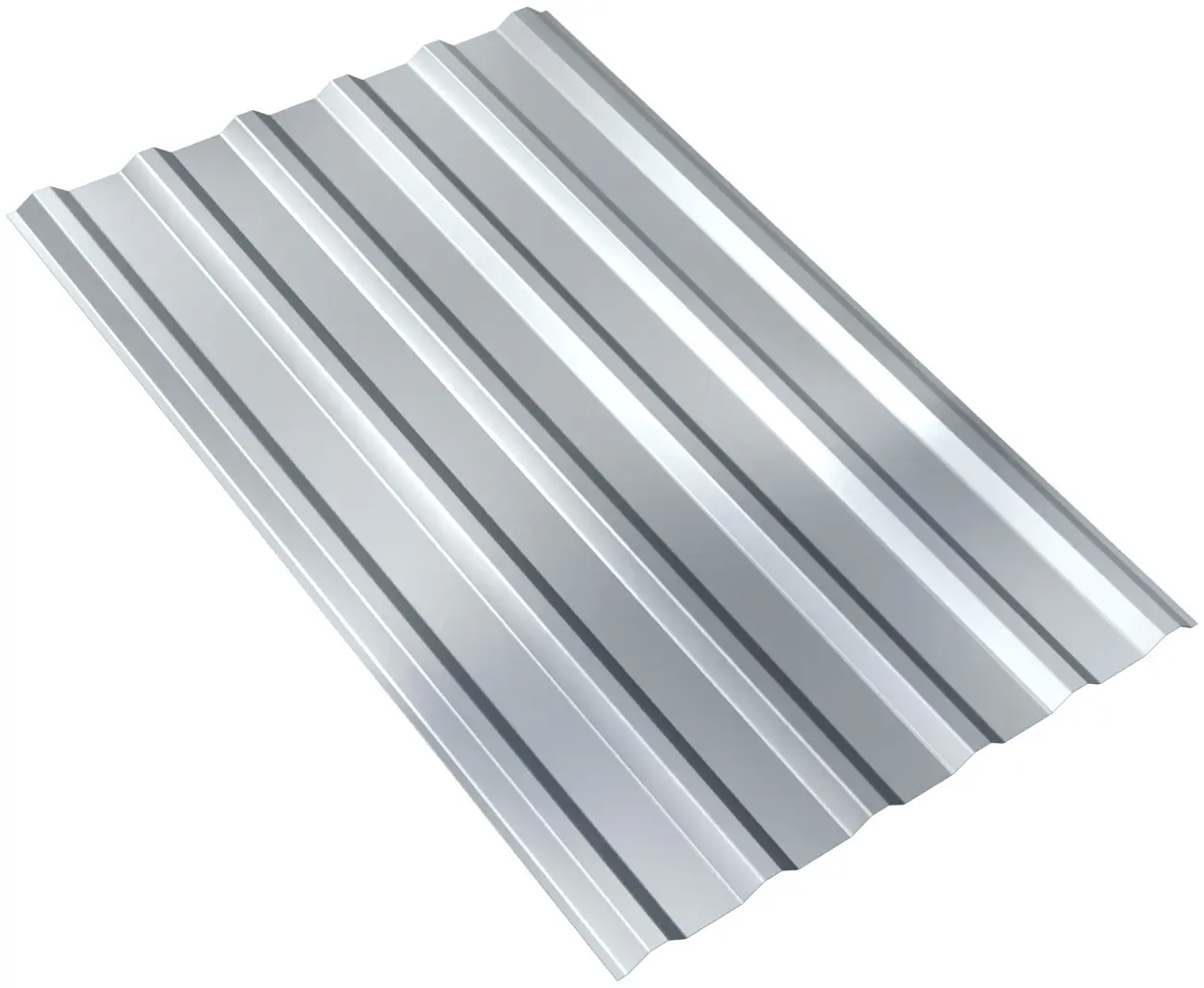 Weckman Mini-Trapezblech W20 125 x 77,6 cm 0,4 mm verzinkt Weckman Mini-Trapezblech W20 125 x 77,6 cm 0,4 mm verzinkt