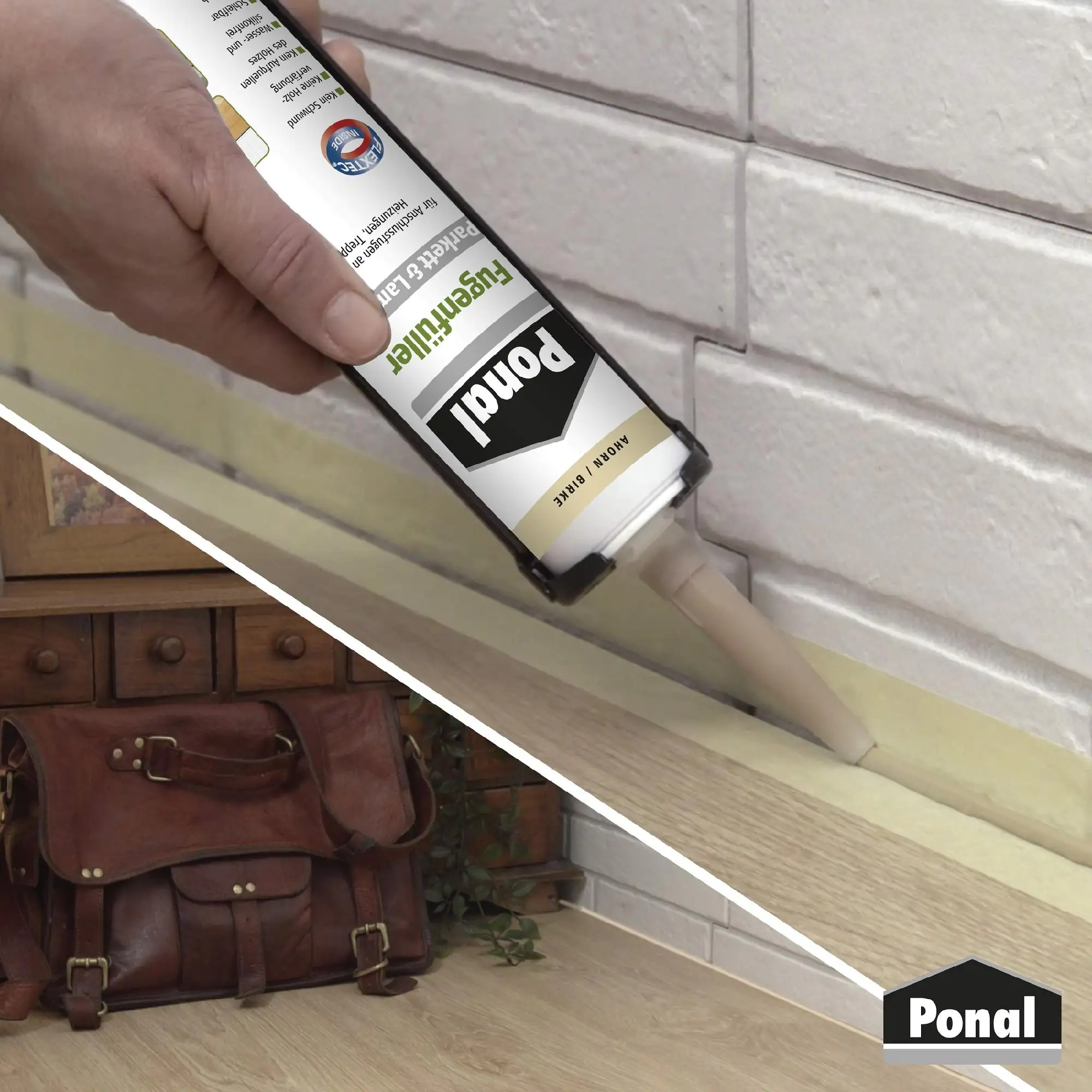 Ponal Fugenfüller Parkett & Laminat 280 ml Kartusche, Ahorn / Birke