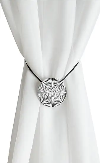 Gardinia Raffband Kreis silber-antik, Ø 7,5 cm