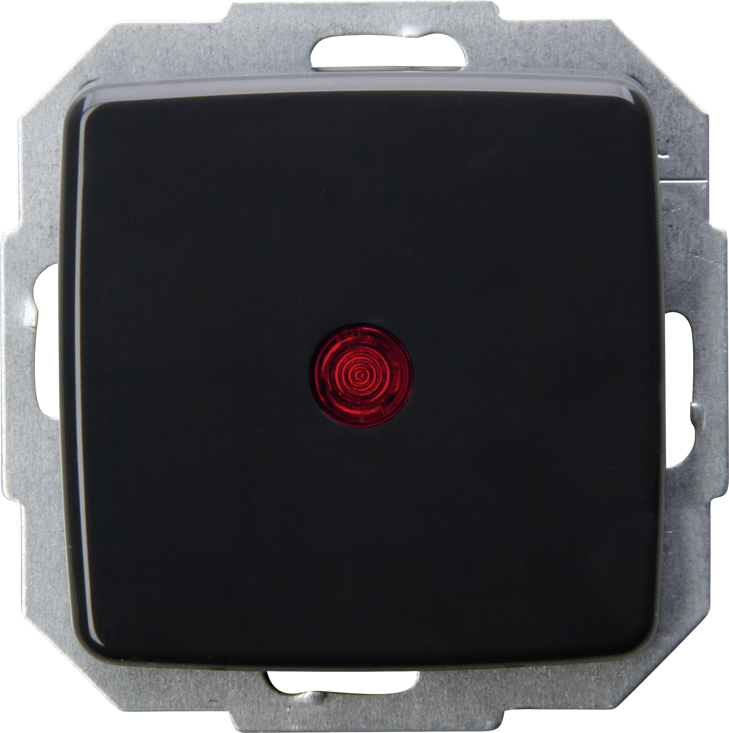 Kopp Kontrollschalter Rivo beleuchtet anthrazit, (Aus-/Wechsel), 586650086