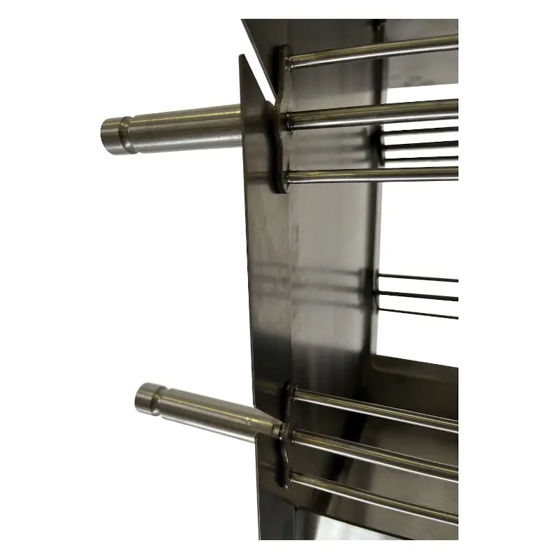 Schneider Mutzbratengrill aus Edelstahl, mit 4 Grillspießen