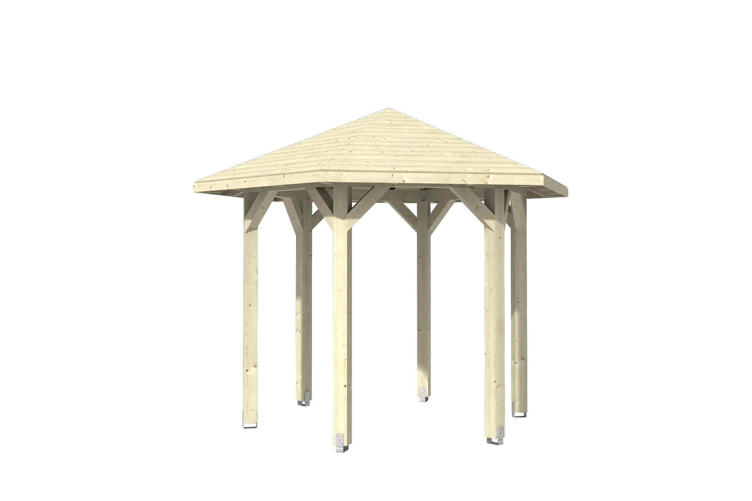 SKAN HOLZ Pavillon Nancy 1 Leimholz, natur SKAN HOLZ Pavillon Nancy 1 Leimholz, natur