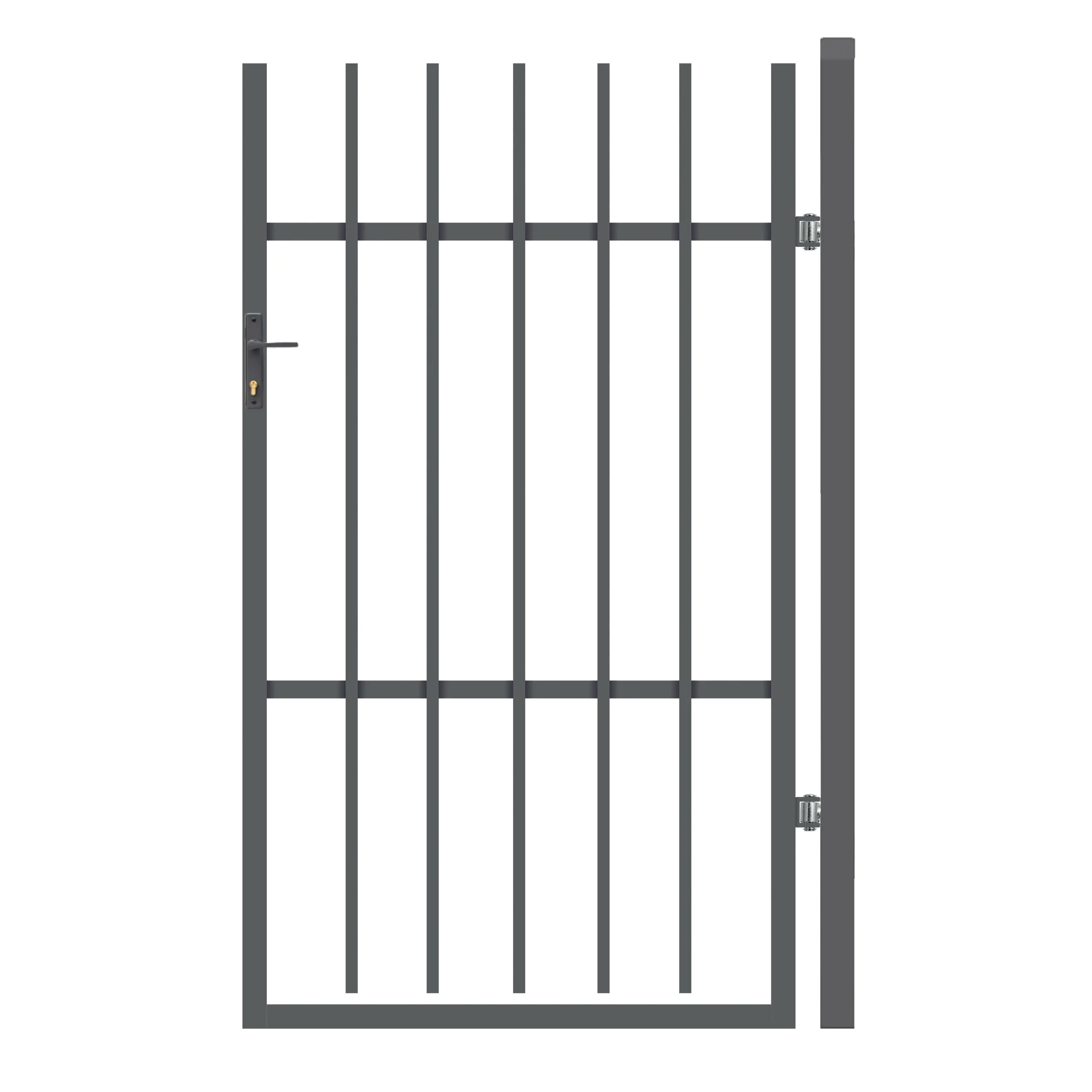 Polbram Einzeltor-Set Linus 120 DIN rechts inkl. Pfosten und Zubehör Polbram Einzeltor-Set Linus 120 DIN rechts inkl. Pfosten und Zubehör