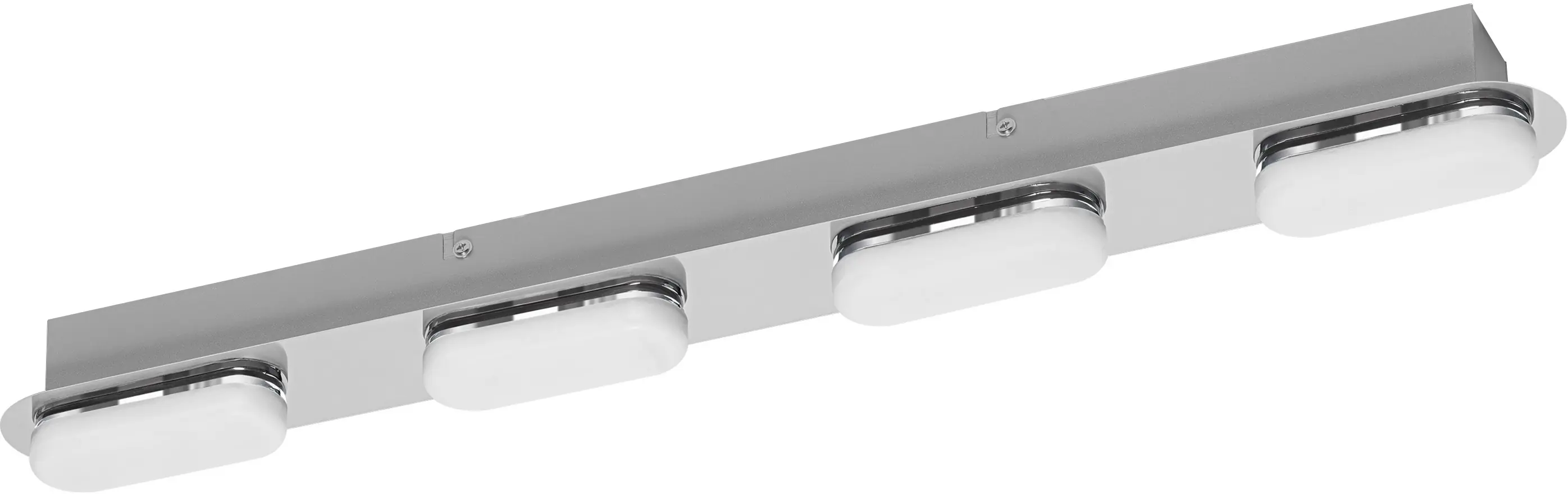 Ledvance Smart+ LED Badleuchte Orbis Duplo silber 57,5 x 6 cm 27 W dimmbar