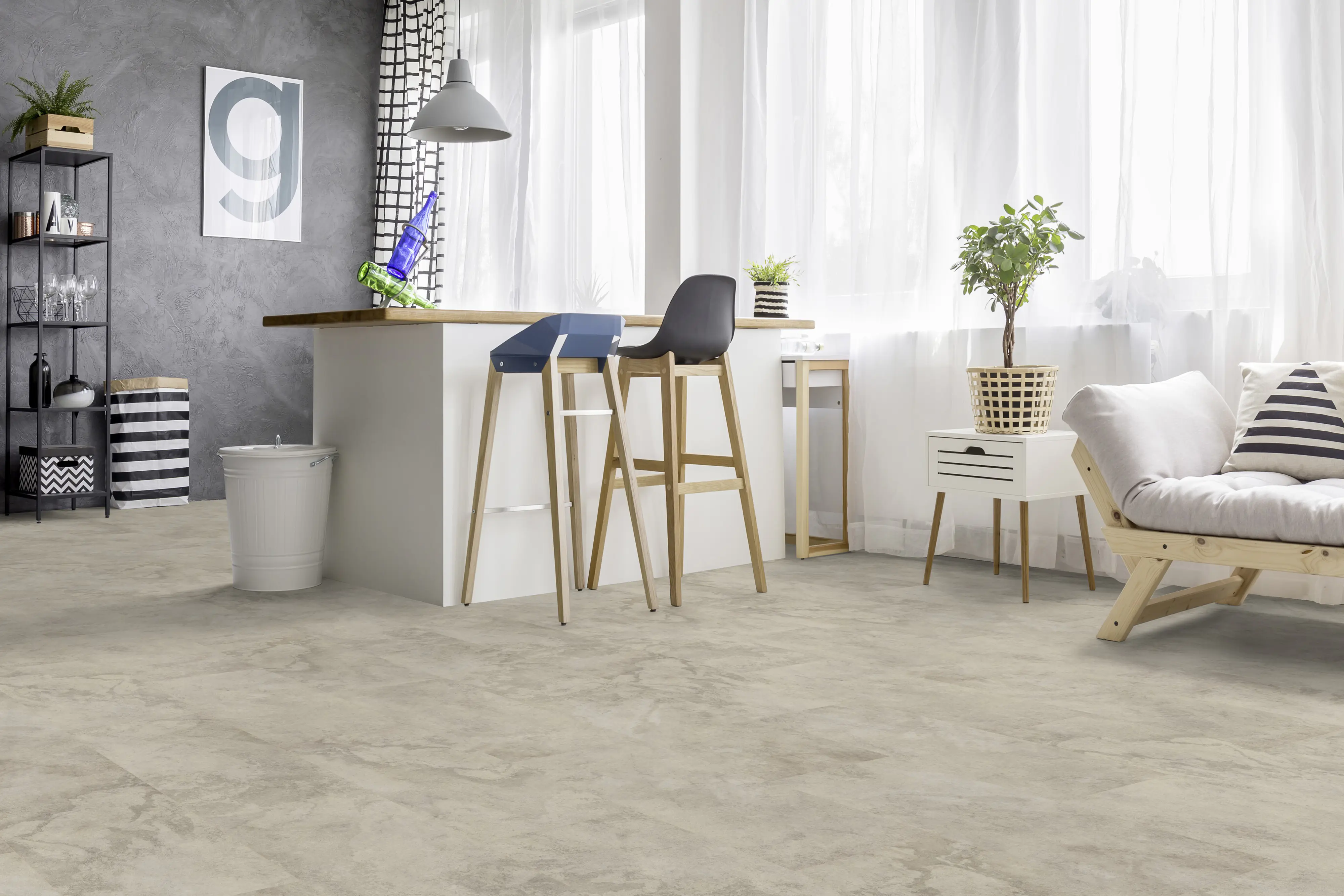 Classen Vinylboden GreenVinyl Nimbus Beige 63,8 x 31 cm 4 mm