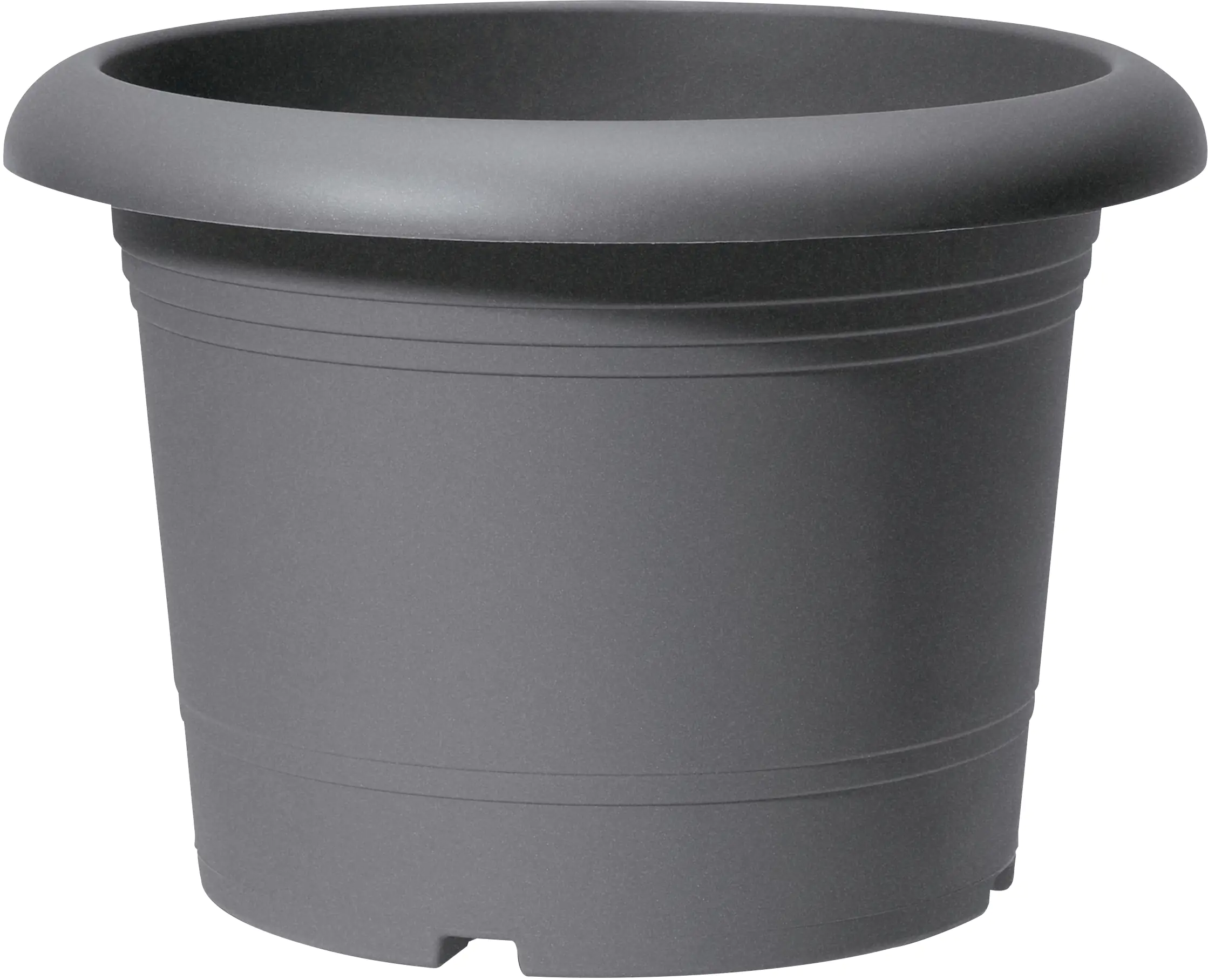 Scheurich Pflanzgefäß Oliver Ø 45 x 45 cm metallic grau Scheurich Pflanzgefäß Oliver Ø 45 x 45 cm metallic grau