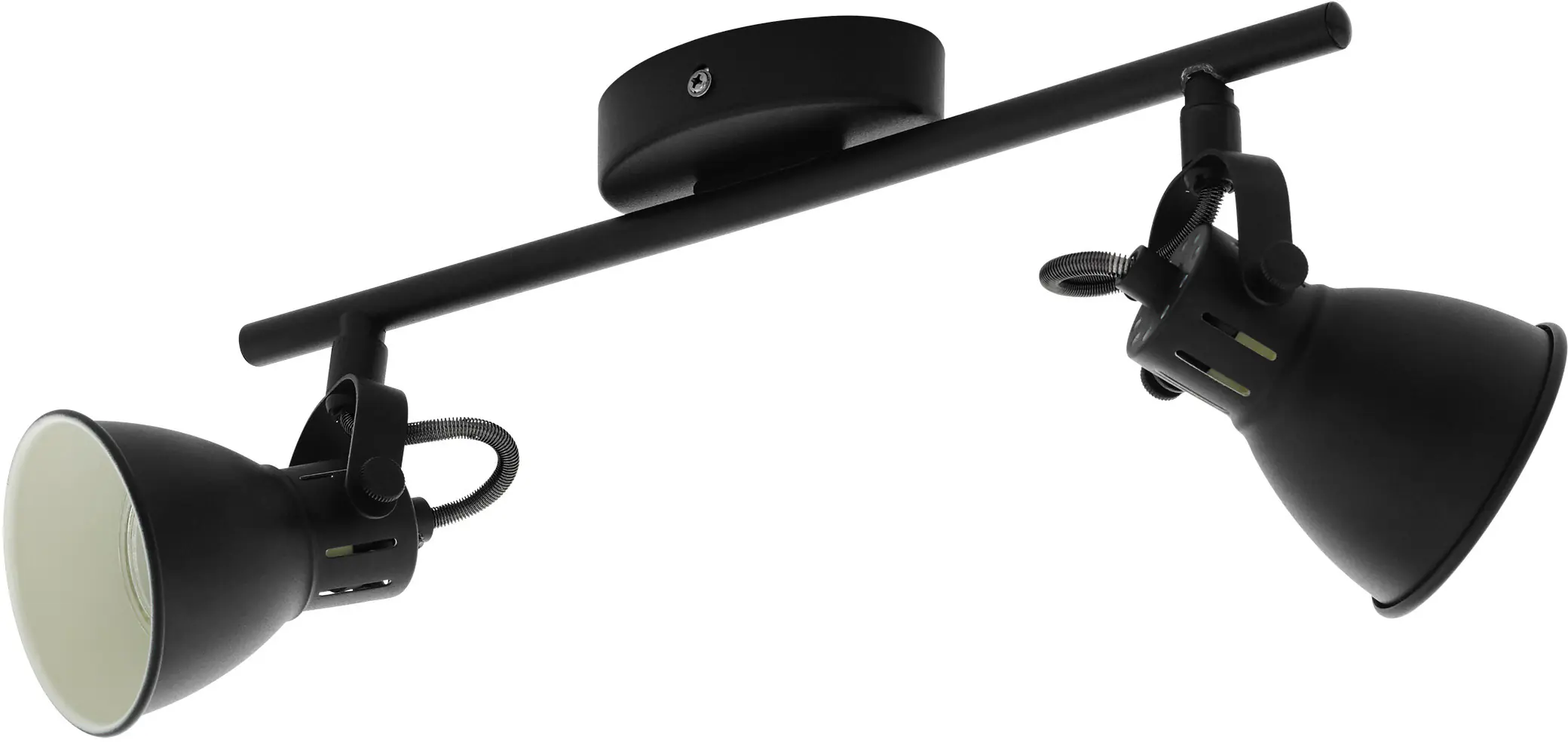 Eglo 2er Spot Seras 1 schwarz 37 x 6,5 cm GU10, warmweiß