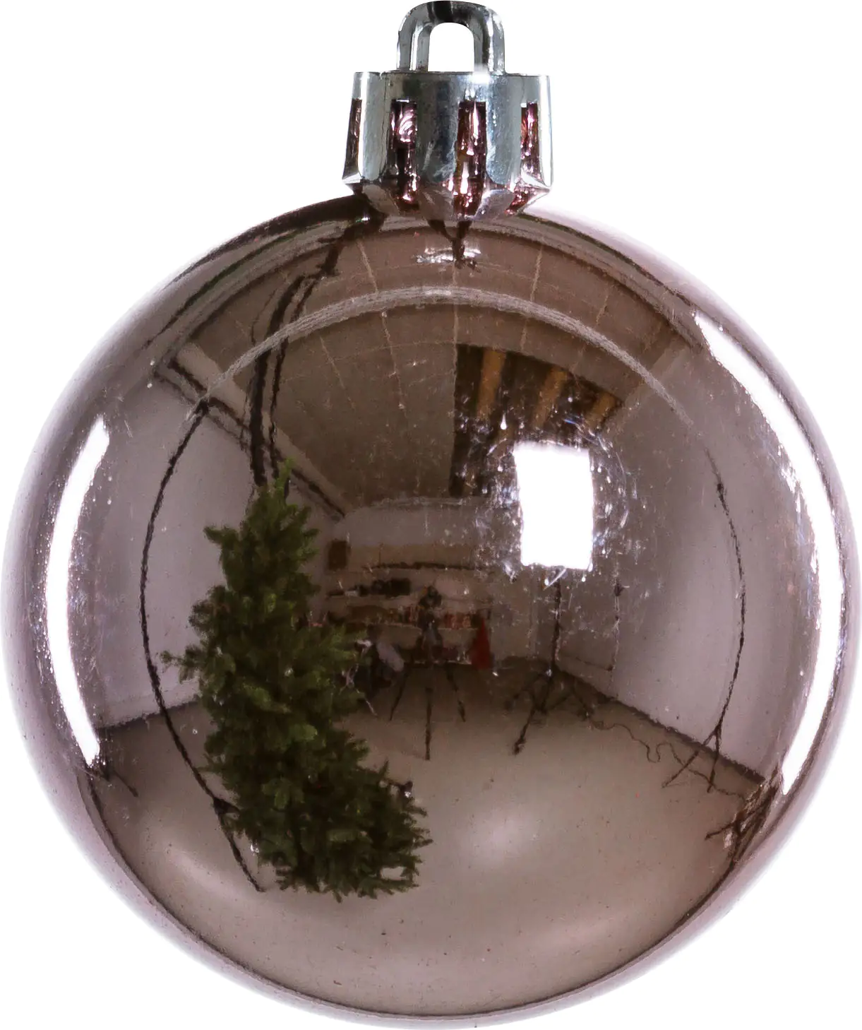 2076601551591_02 TrendLine Weihnachtskugeln bruchfest, langlebig Ø 5 - 8 cm rosé 34 Stück
